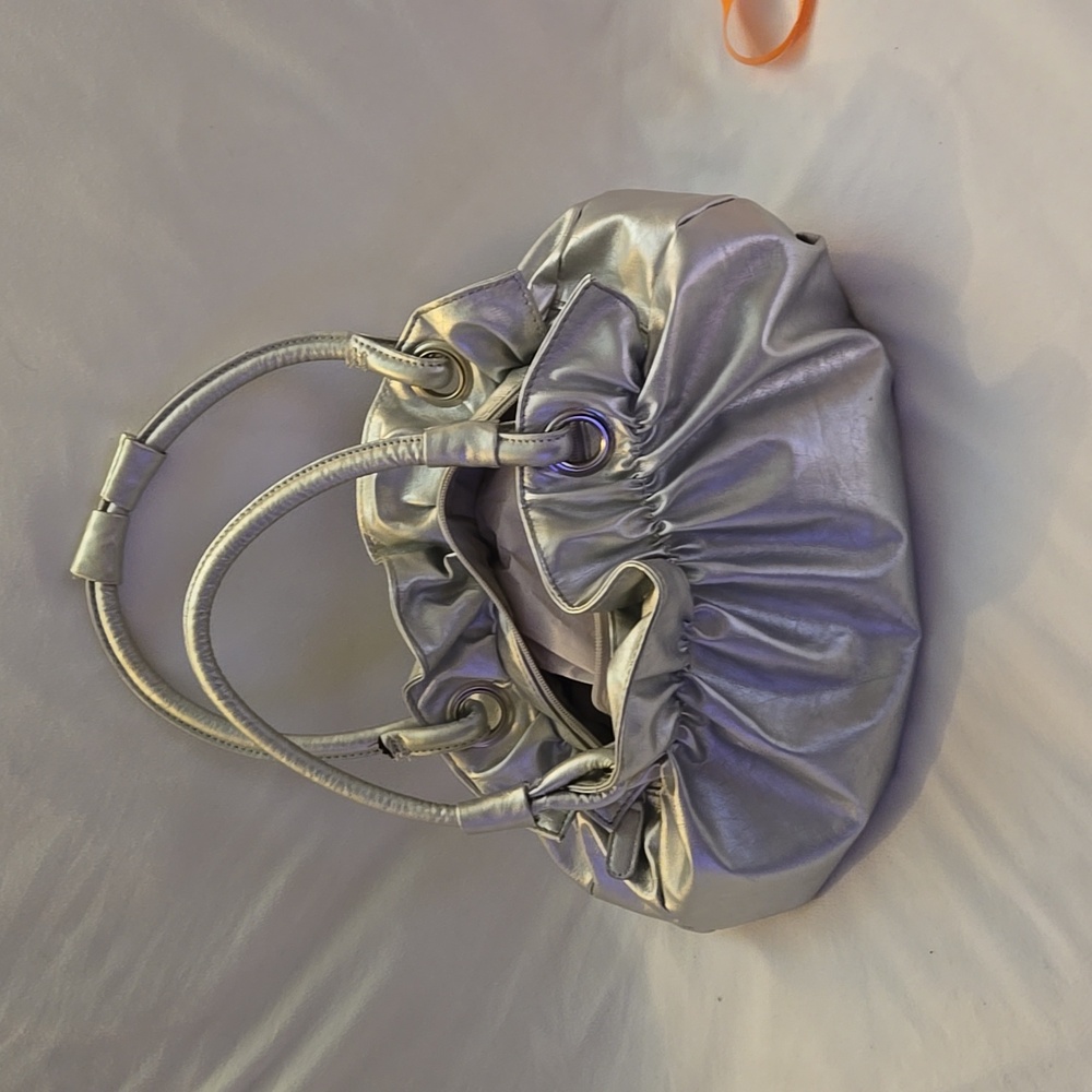 Fun sliver purse.